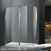 Đi bộ Đi bộ Hiện đại Với Vách ngăn Tủ Lạnh với Thanh Lỗ Cửa và Thanh Nối
