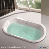 Thiết kế hình chữ nhật Thiết kế trong nhà Acrylic Drop-In bồn ngâm với hai kích cỡ